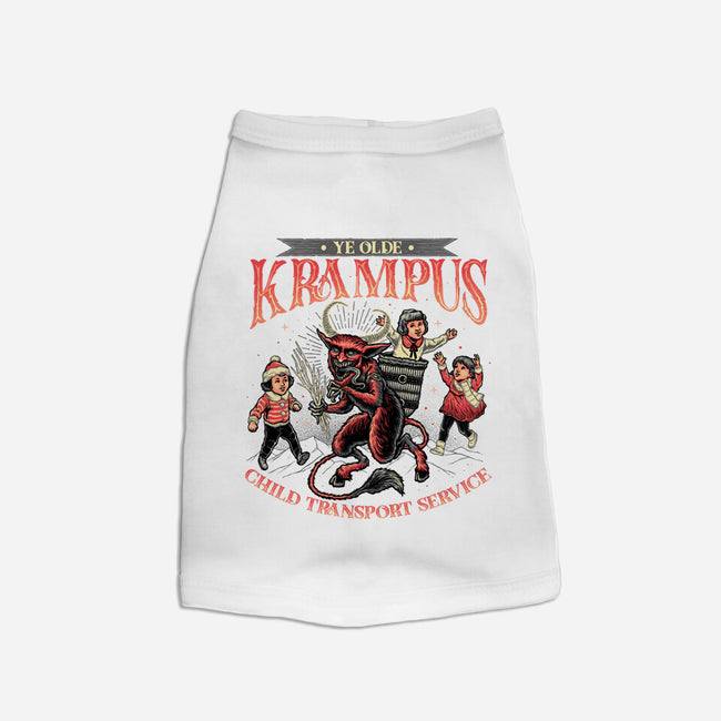 Krampus Christmas-cat basic pet tank-momma_gorilla