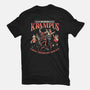 Krampus Christmas-womens fitted tee-momma_gorilla
