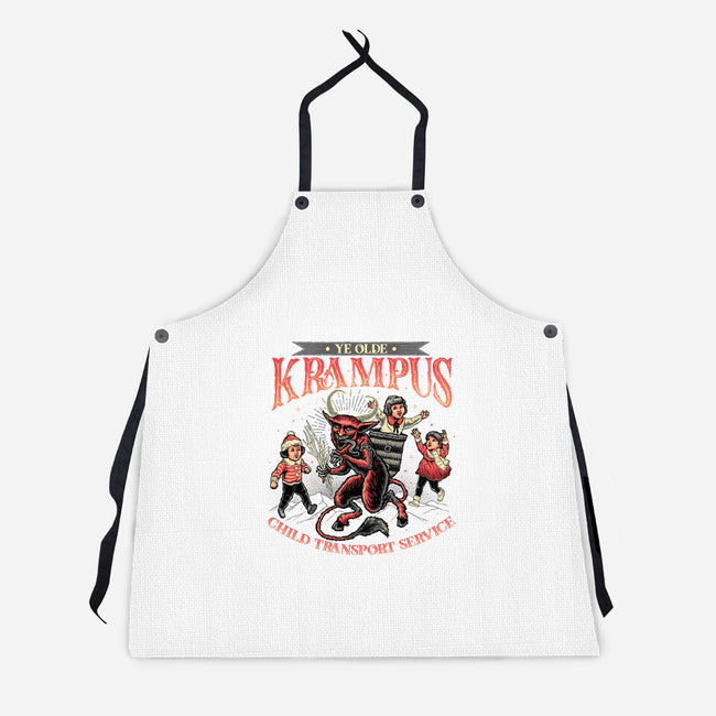 Krampus Christmas-unisex kitchen apron-momma_gorilla