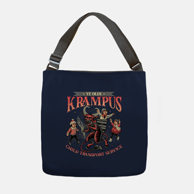 Krampus Christmas-none adjustable tote bag-momma_gorilla