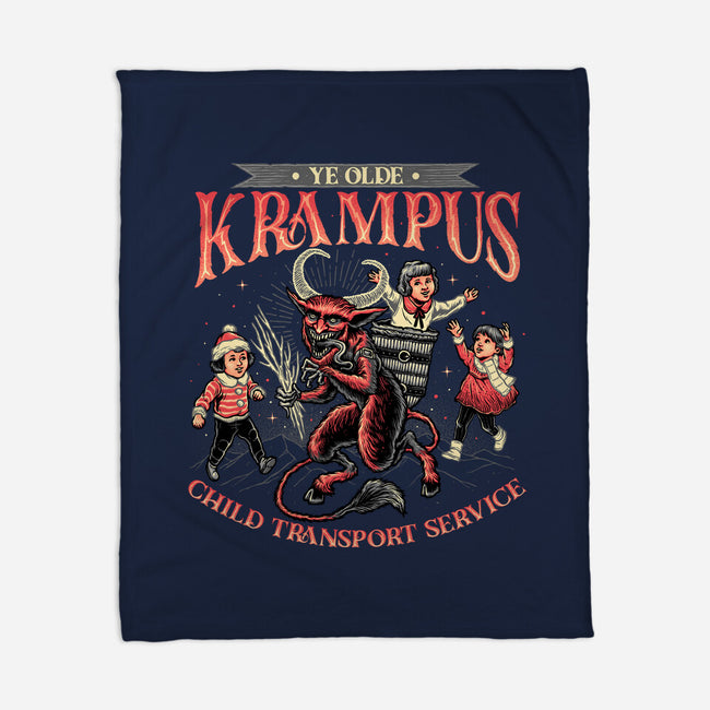 Krampus Christmas-none fleece blanket-momma_gorilla