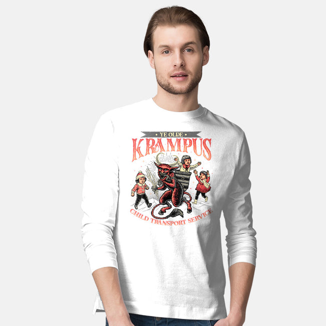 Krampus Christmas-mens long sleeved tee-momma_gorilla