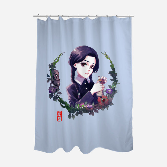 Venenum-none polyester shower curtain-ArchiriUsagi