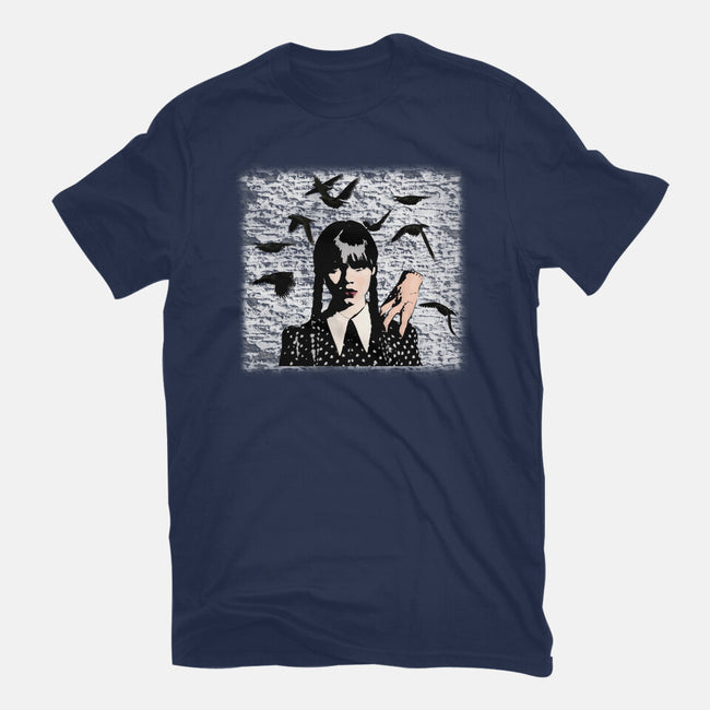 Wednesday Graffiti-womens basic tee-Millersshoryotombo