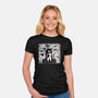 Wednesday Graffiti-womens fitted tee-Millersshoryotombo