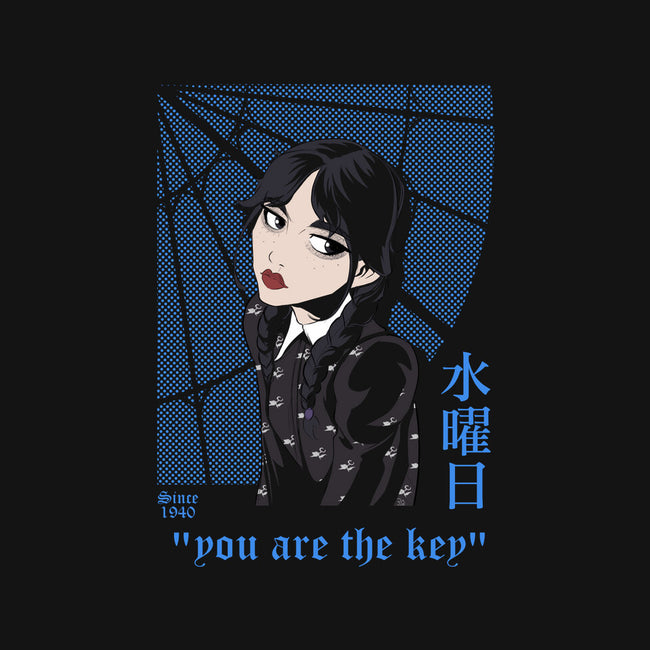 You Are The Key-none polyester shower curtain-Nihon Bunka