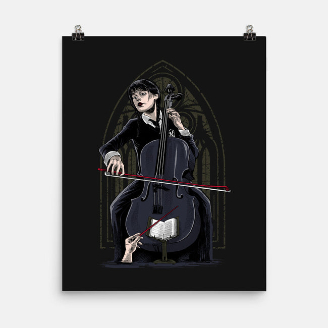 The Addams Orchestra-none matte poster-zascanauta