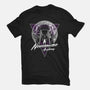 Stained Glass Moonlight-womens fitted tee-Logozaste