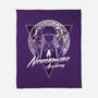 Stained Glass Moonlight-none fleece blanket-Logozaste