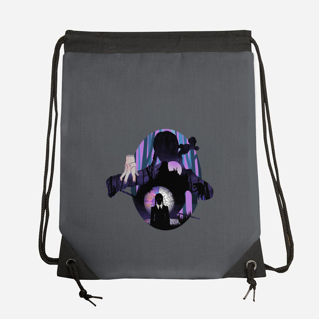 Nevermore Night-none drawstring bag-dandingeroz