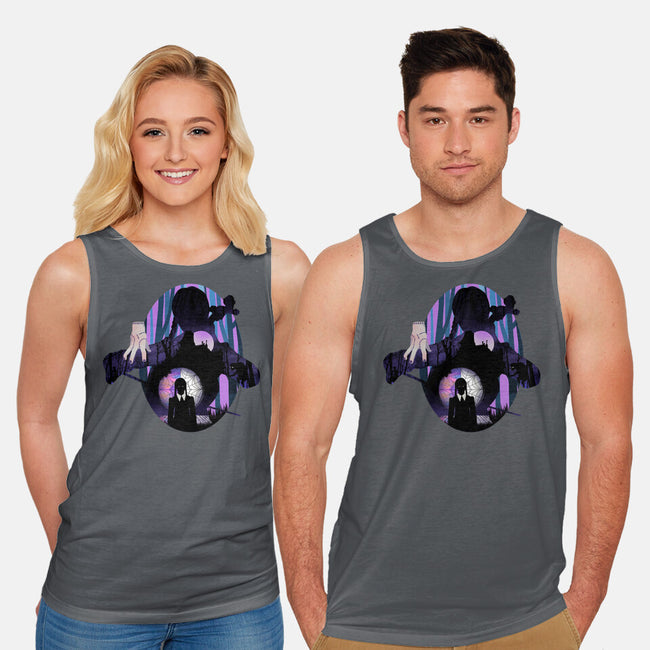 Nevermore Night-unisex basic tank-dandingeroz