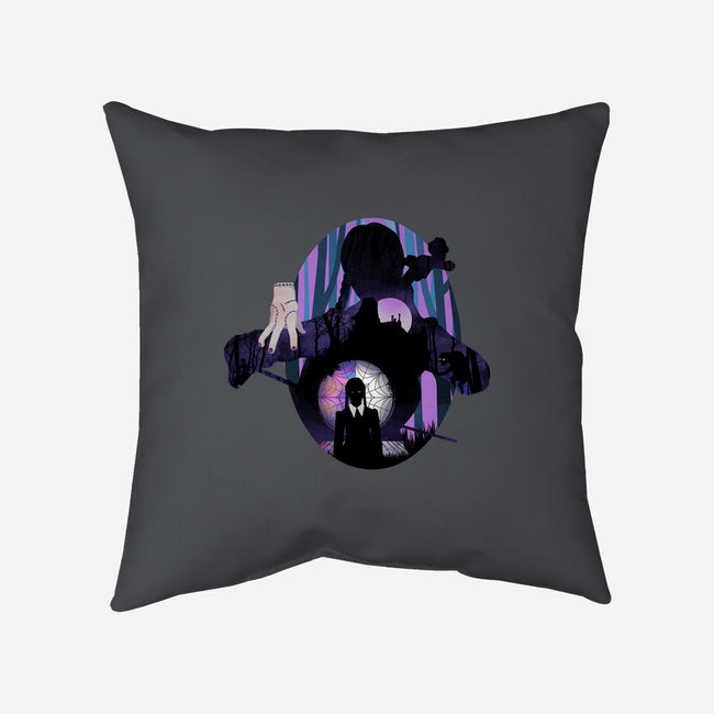 Nevermore Night-none removable cover w insert throw pillow-dandingeroz