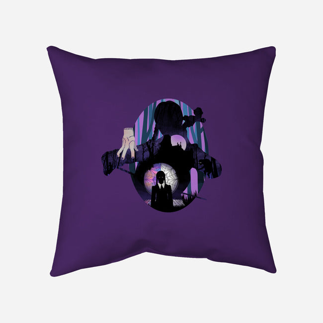 Nevermore Night-none removable cover w insert throw pillow-dandingeroz