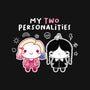 Two Personalities-womens off shoulder sweatshirt-paulagarcia