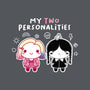 Two Personalities-none glossy sticker-paulagarcia