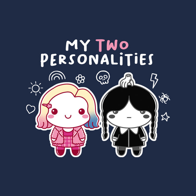 Two Personalities-none removable cover throw pillow-paulagarcia