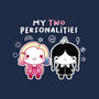 Two Personalities-womens basic tee-paulagarcia