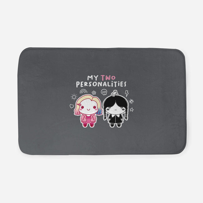 Two Personalities-none memory foam bath mat-paulagarcia