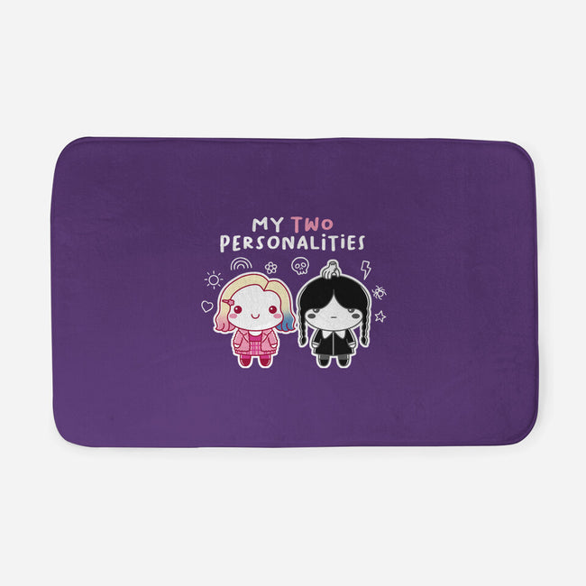 Two Personalities-none memory foam bath mat-paulagarcia