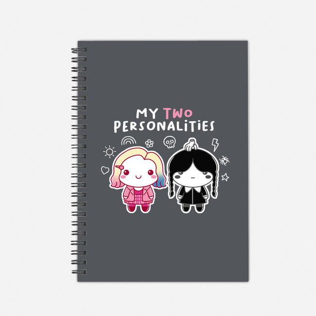 Two Personalities-none dot grid notebook-paulagarcia