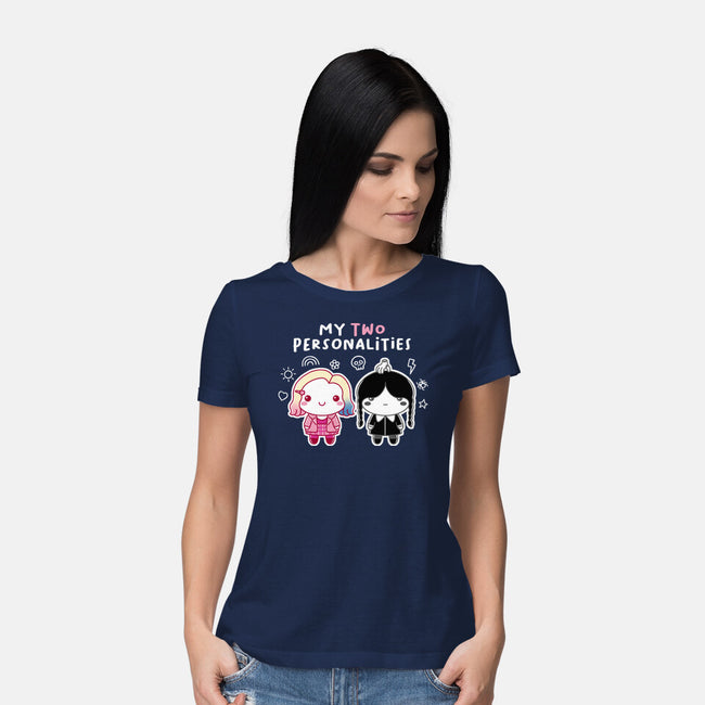 Two Personalities-womens basic tee-paulagarcia