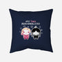 Two Personalities-none removable cover w insert throw pillow-paulagarcia