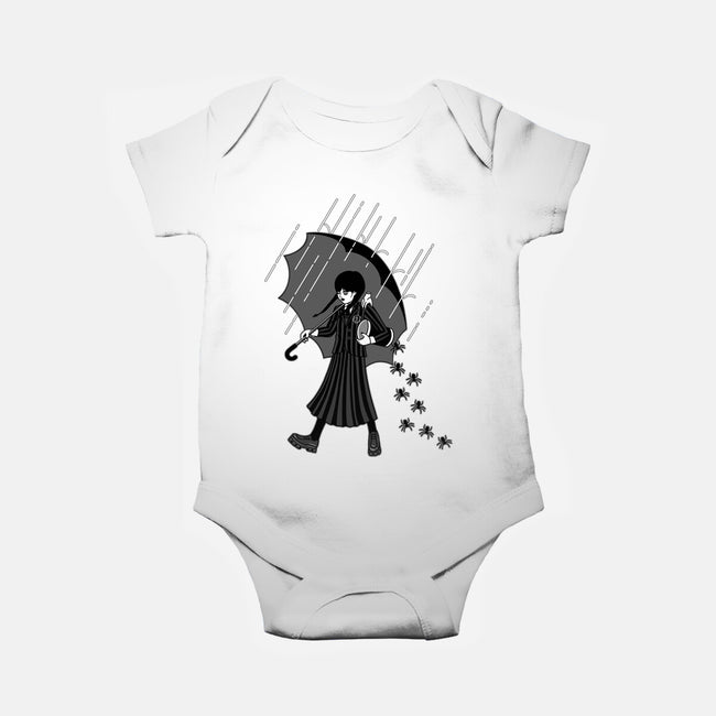 Spooky Girl-baby basic onesie-paulagarcia