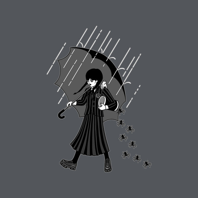 Spooky Girl-none polyester shower curtain-paulagarcia