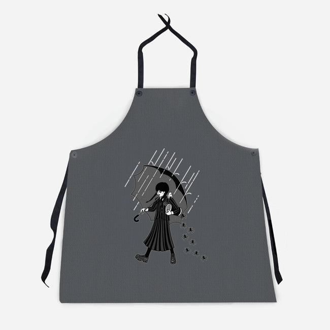 Spooky Girl-unisex kitchen apron-paulagarcia