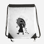 Spooky Girl-none drawstring bag-paulagarcia