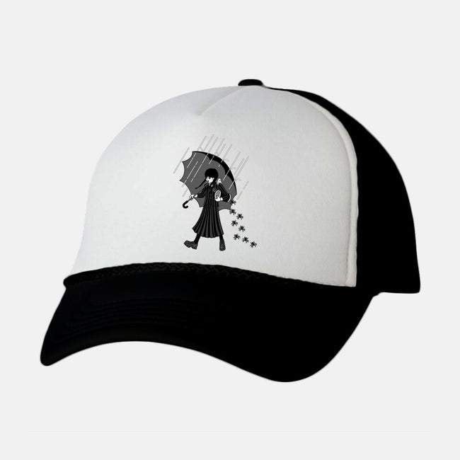 Spooky Girl-unisex trucker hat-paulagarcia