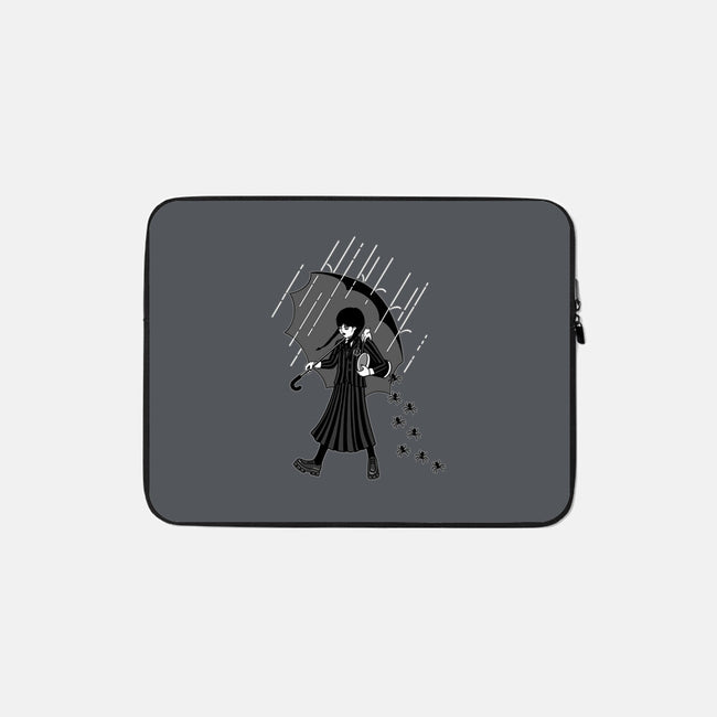 Spooky Girl-none zippered laptop sleeve-paulagarcia