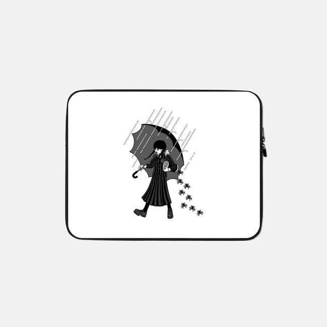 Spooky Girl-none zippered laptop sleeve-paulagarcia