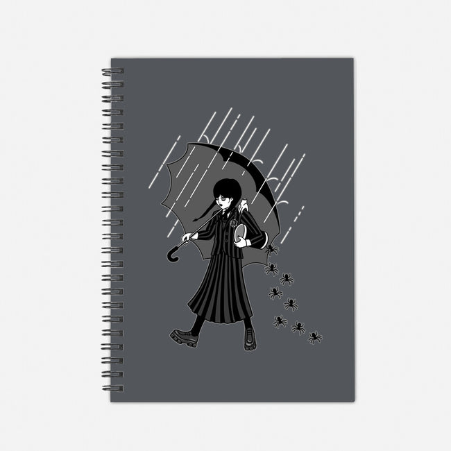 Spooky Girl-none dot grid notebook-paulagarcia