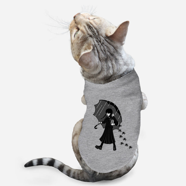 Spooky Girl-cat basic pet tank-paulagarcia