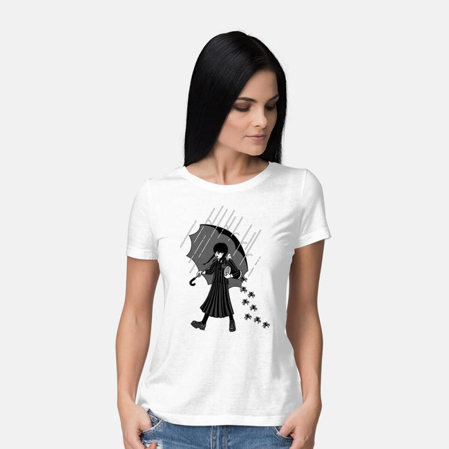 Spooky Girl-womens basic tee-paulagarcia