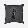 Spooky Girl-none removable cover w insert throw pillow-paulagarcia