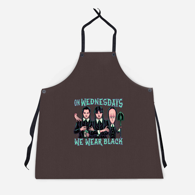 Wednesday Club-unisex kitchen apron-momma_gorilla