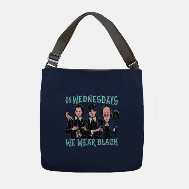Wednesday Club-none adjustable tote bag-momma_gorilla