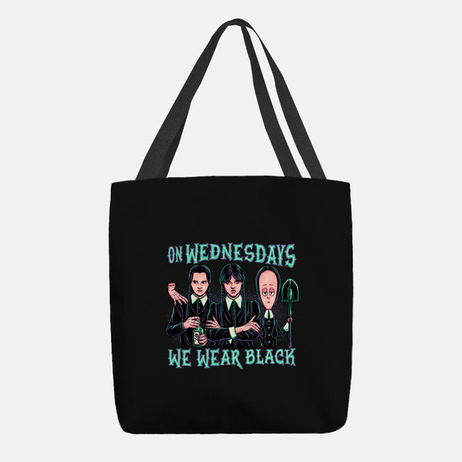 Wednesday Club-none basic tote bag-momma_gorilla