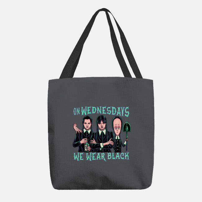 Wednesday Club-none basic tote bag-momma_gorilla