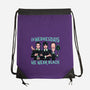 Wednesday Club-none drawstring bag-momma_gorilla