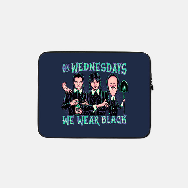 Wednesday Club-none zippered laptop sleeve-momma_gorilla