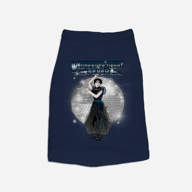 Wednesday Night Fever-dog basic pet tank-MarianoSan
