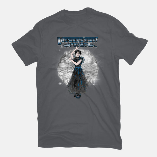 Wednesday Night Fever-womens fitted tee-MarianoSan