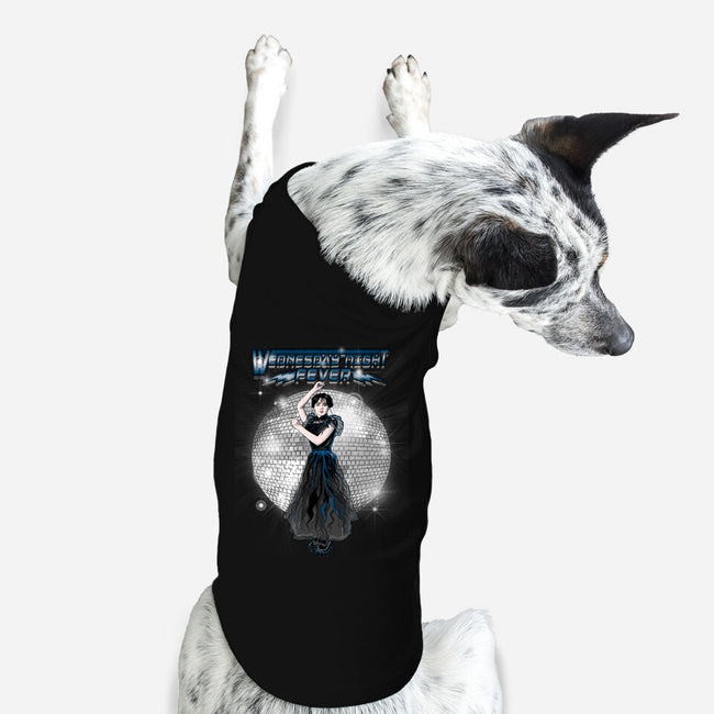 Wednesday Night Fever-dog basic pet tank-MarianoSan