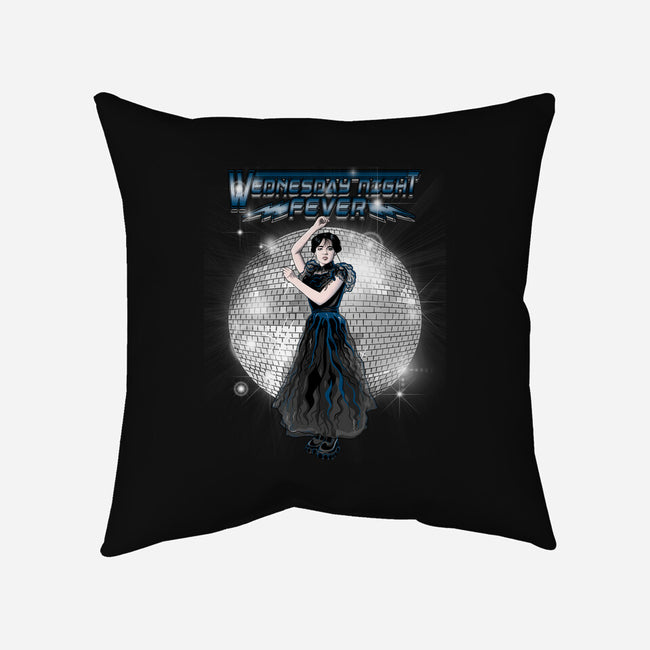 Wednesday Night Fever-none removable cover w insert throw pillow-MarianoSan