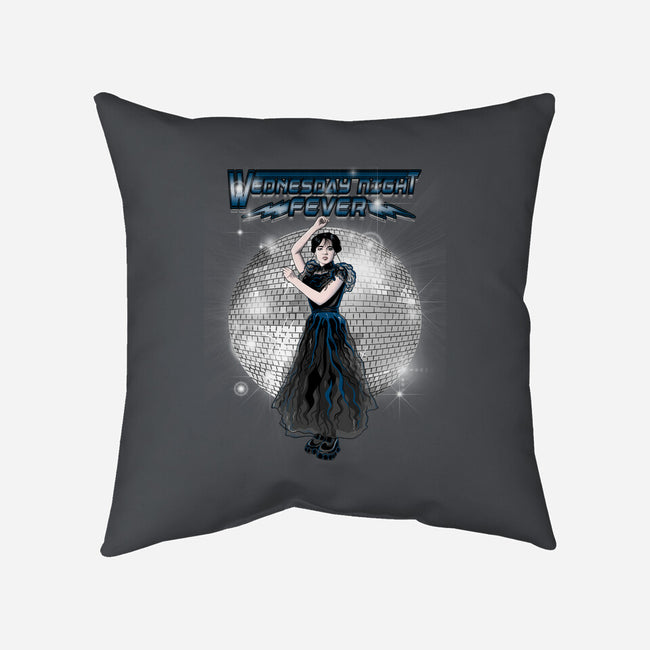 Wednesday Night Fever-none removable cover w insert throw pillow-MarianoSan
