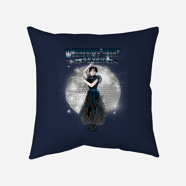 Wednesday Night Fever-none removable cover w insert throw pillow-MarianoSan