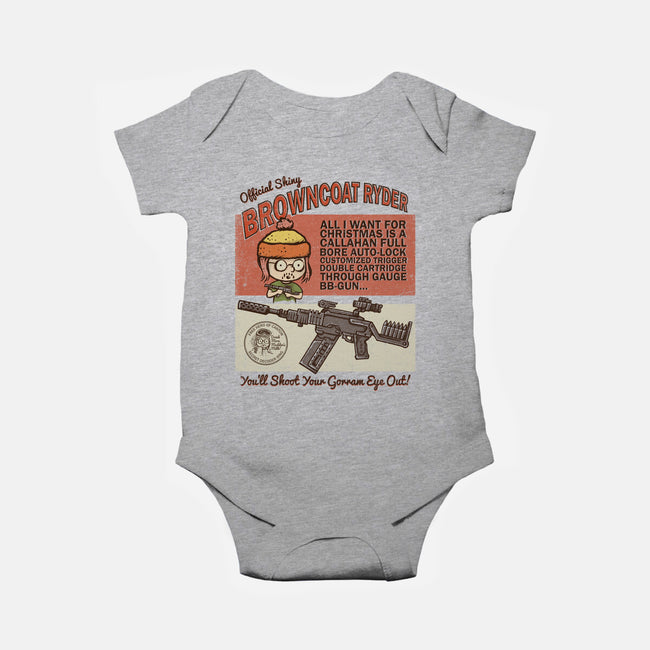 Browncoat Ryder BB-Gun-baby basic onesie-kg07